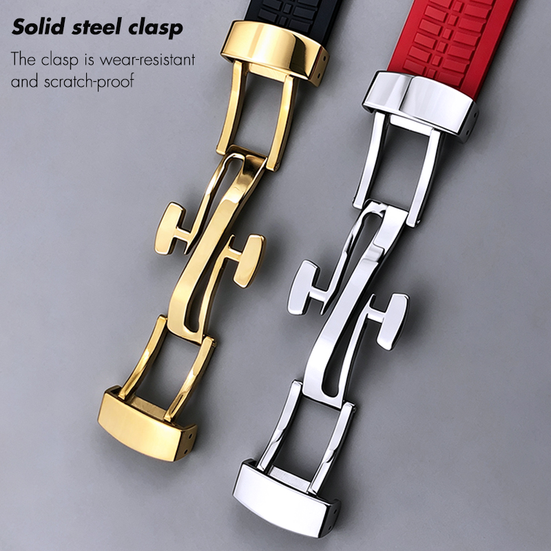 22mm 메탈 핀 곡선형 끝 플루오로카본 FKM 플루오 - Patek Philippe Watch Aquanaut 리뷰 및 가격