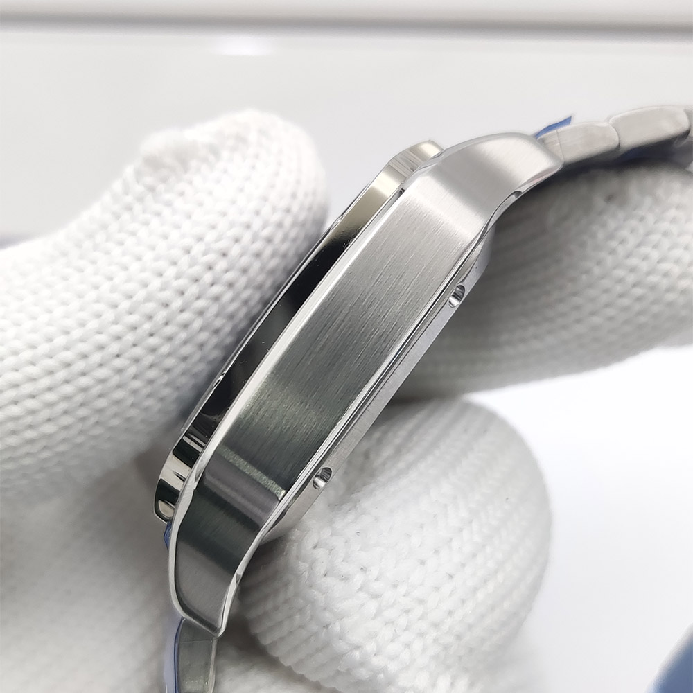 남성용 시계 사각형 케이스 새로운 NH35 시계 자동  - Cartier Watch Tank 리뷰 및 가격