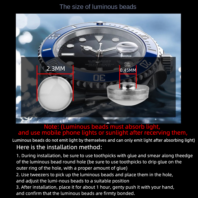 롤렉스 Submariner 빛나는 구슬 녹색 검은 물  - Rolex Watch Submariner 리뷰 및 가격